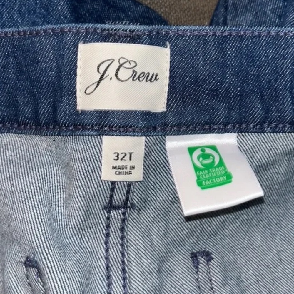 J Crew High-rise patch pocket straight-leg jean in indigo - Picture 5 of 9